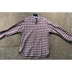 Polo Ralph Lauren Classic Fit Men's Large Plaid Cotton Button Down‎ Collar